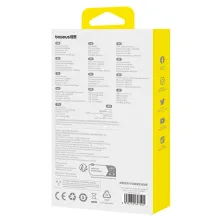 Кабель Baseus Free2Pull Mini Charging Data Cable Type-C to Type-C 60W 1m Черный