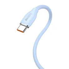 Кабель Baseus Jelly Liquid Silica Gel Series Fast Charging Data Cable USB to Type-C 100W 20V 5A 1.2m Синий