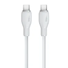 Кабель Baseus Pudding Series Fast Charging Data Cable Type-C to Type-C 100W 20V 5A 1.2m Білий