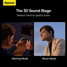 Бездротові Bluetooth навушники Baseus Bowie WM03 True Wireless TWS Earphones Чорний