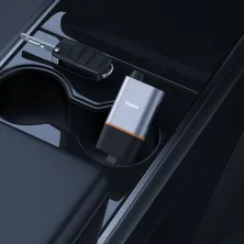 Аварийный молоток и нож для ремня автомобильный Baseus Sharp Tool Series Emergency Hammer Pro Черный