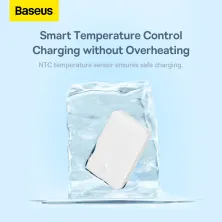 УМБ Baseus Magnetic Mini Wireless Fast Charge 2in1 10000mAh 20W 2.4A QC3.0+PD3.0 с Беспроводной зарядкой Qi 15W Белый