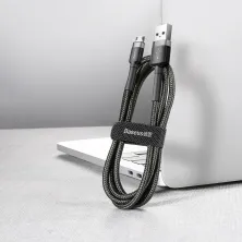 Кабель Baseus Cafule Cable USB to Micro USB 2.4A 1m Черный