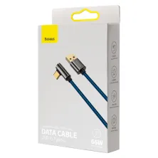 Кабель Baseus Legend Series Fast Charging Data Cable USB to Type-C 66W 11V 6A 1m Синій