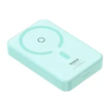 УМБ Baseus MagPro Magnetic Bracket Wireless Fast Charge 5000mAh 20W 2.4A QC3.0+PD3.0 з Бездротовою зарядкою Qi 15W Блакитний