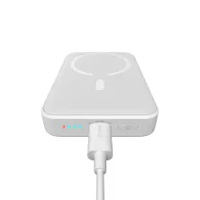 УМБ Baseus Magnetic Mini Wireless Fast Charge 2in1 10000mAh 20W 2.4A QC3.0+PD3.0 с Беспроводной зарядкой Qi 15W Белый