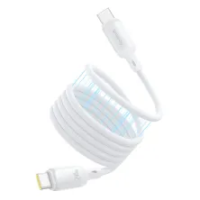 Кабель Baseus PicoGo Magnetic Liquid Silicone Series Fast Charging Data Cable Type-C to Type-C 240W 1m Білий