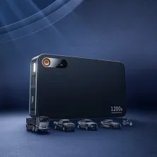 Пускозарядное устройство Бустер Baseus Super Energy Pro+ Car Jamp Starter 3in1 12V 12000mAh 1200A с функцией Павербанка 100W 5V/3A и LED фонарика Черный