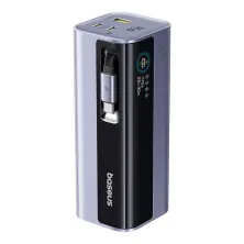 УМБ Baseus EnerGeek GR11 with Retractable Cable 20000mAh 145W и Type-C выдвижным кабелем 100W Серый