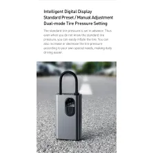 Компресор універсальний Baseus Energy Source Inflator Pump акумуляторний 7500mAh Сірий