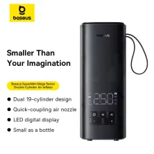 Автокомпресор універсальний Baseus SuperMini Mega Series 120W Чорний