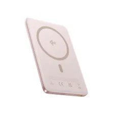 УМБ Baseus PicoGo AM41 Ultra-Slim Qi2 Magnetic 10000mAh 27W QC3.0+PD3.0 с функцией MagSafe и Qi2 15W Розовый