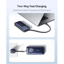 УМБ Baseus EnerCore CR11 with Retractable Cable 20000mAh 67W и Type-C выдвижным кабелем 67W Черный