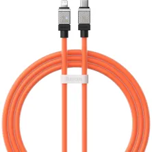 Кабель Baseus CoolPlay Series Fast Charging Data Cable Type-C to Lightning PD 20W 1m Помаранчевий