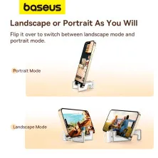 Підставка для телефона Baseus Portable Series Folding Phone Stand Білий