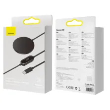 Бездротовий зарядний пристрій Baseus Simple Mini2 Magnetic з функцією MagSafe і Qi 15W Чорний