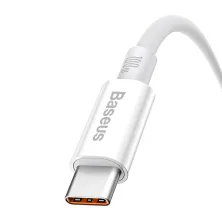 Кабель Baseus Superior Series Fast Charging Data Cable USB to Type-C 100W 20V 5A 1m Білий