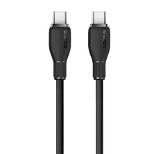 Кабель Baseus Pudding Series Fast Charging Data Cable Type-C to Type-C 100W 20V 5A 1.2m Чорний