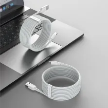 Кабель Baseus Simple Wisdom Series Fast Charging Data Cable USB to Type-C 40W 10V 4A 1.5m Набор 2 шт Белый