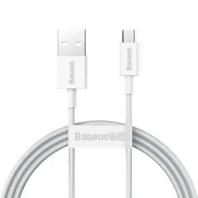 Кабель Baseus Superior Series Fast Charging Data Cable USB to Micro USB 2A 1m Білий