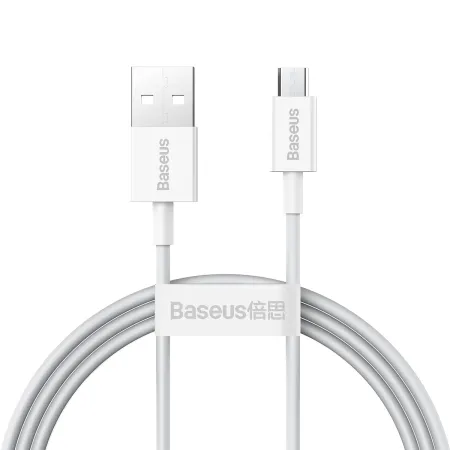 Кабель Baseus Superior Series Fast Charging Data Cable USB to Micro USB 2A 1m Белый