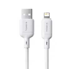 Кабель Baseus Silky Series Fast Charging Data Cable USB to Lightning 2.4A 1m Белый
