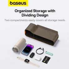 Автомобільний органайзер Baseus OrganizeFun Series Car Console Storage Organizer Коричневий