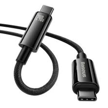 Кабель Baseus Tungsten Gold Fast Charging Data Cable Type-C to Type-C 240W 2m Черный