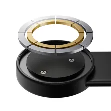 Бездротовий автомобільний зарядний пристрій Baseus C02 Magnetic Phone Holder Wireless Charger з функцією MagSafe і технологією Qi 15W Чорний