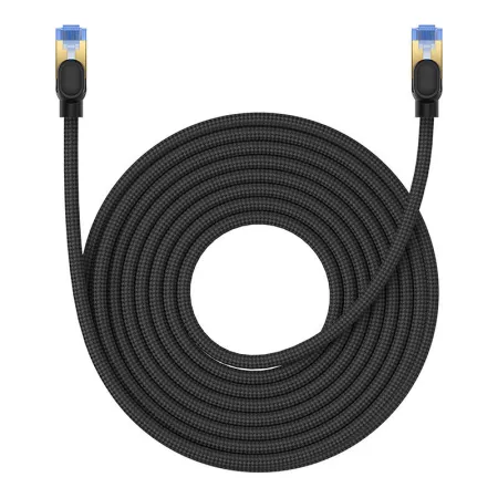 Кабель Baseus High Speed CAT7 Seven Types RJ45 10Gigabit Network Cable Ethernet Круглый 10m Черный