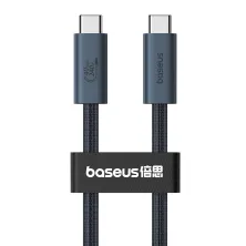 Кабель Baseus Flash 2 USB4 Series Fast Charging Data Cable Type-C to Type-C 240W 8K@60Hz 40Gbps 1m Черный