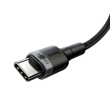 Кабель Baseus Cafule Flash Charging Data Line Cable Type-C to Type-C PD 2.0 QC 3.0 100W 20V 5A 2m Черный