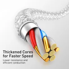 Кабель Baseus Dynamic Series Fast Charging USB to Lightning 2.4A 1m Белый