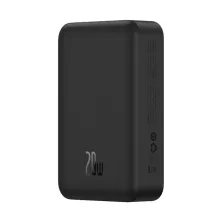 УМБ Baseus Magnetic Mini Wireless Fast Charge 2in1 20000mAh 20W 3A QC3.0+PD3.0 з Бездротовою зарядкою Qi 15W Чорний