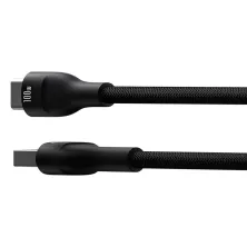 Кабель Baseus Flash 2 Series Fast Charging Data Cable USB to Type-C 100W 20V 5A 2m Черный