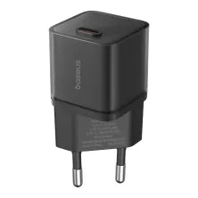 Мережевий зарядний пристрій Baseus GaN5S Fast Charger 1C PD3.0 20W Type-C 3A Чорний