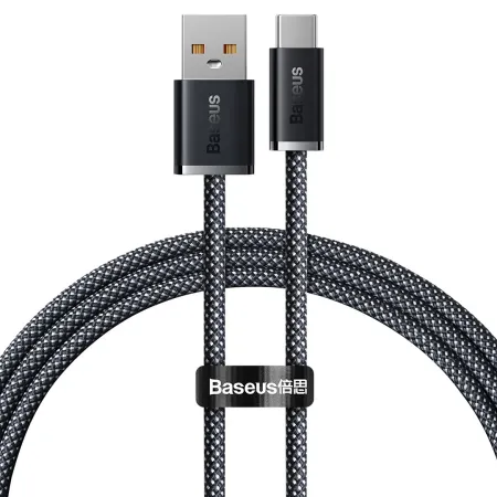 Кабель Baseus Dynamic Series Fast Charging Data Cable USB to Type-C 100W 20V 5A 1m Сірий