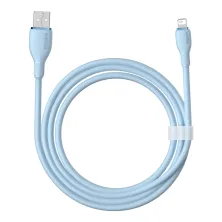 Кабель Baseus Pudding Series Fast Charging Data Cable USB to Lightning 2.4A 2m Голубой