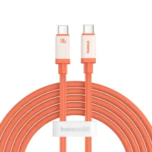 Кабель Baseus 0℃ Series Fast Charging Data Cable Type-C to Type-C 100W 20V 5A 2m Оранжевый