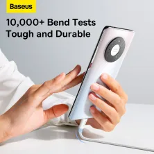 Кабель Baseus Superior Series Fast Charging Data Cable USB to Type-C 65W SUPERVOOC 1m Білий
