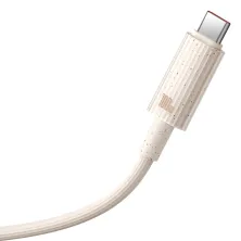 Кабель Baseus Habitat Series Fast Charging Data Cable Type-C to Type-C 100W 20V 5A 1m Рожевий