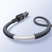 Кабель Baseus Display 2 Series Fast Charging Data Cable Type-C to Lightning PD 20W 1m Чорний
