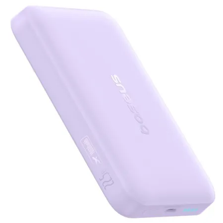 УМБ Baseus EnerFill FM11 Ultra-Mini Magnetic 2in1 10000mAh 22.5W 3A QC3.0+PD3.0 з Бездротовою зарядкою Qi 15W Фіолетовий