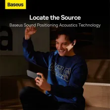 Бездротові Bluetooth навушники Baseus Bowie WM03 True Wireless TWS Earphones Чорний