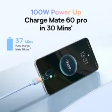 Кабель Baseus Discolor Series Fast Charging Data Cable USB to Type-C 100W 20V 5A 1m Блакитний