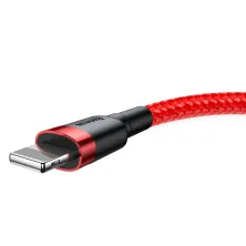 Кабель Baseus Cafule Cable USB to Lightning 1.5A 2m Червоний