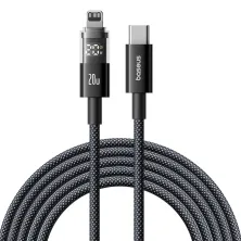 Кабель Baseus Display 2 Series Fast Charging Data Cable Type-C to Lightning PD 20W 2m Чорний
