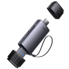 Кардрідер Baseus Lite Card Card Reader USB/Type-C, SD/TF Cards Сірий