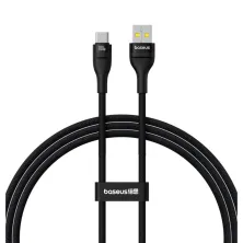 Кабель Baseus Flash 2 Series Fast Charging Data Cable USB to Type-C 100W 20V 5A 1m Чорний