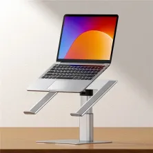 Підставка для ноутбука Baseus Metal Adjustable Laptop Stand Сріблястий